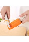 Multipurpose Wheat Straw Fruits Vegetable Peeler Slicer Tool Beige