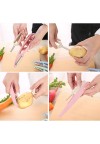 Multifunction Kitchen KnifeSlicer Tool Pink