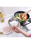 Portable 1 Layer 700mL Lunch Box Stainless Steel Thermal Bento Box Food Container Light Pink