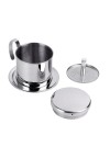 Stainless Steel Vietnam Coffee Pour Over Dripper Maker Filter Single Cup