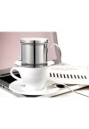 Stainless Steel Vietnam Coffee Pour Over Dripper Maker Filter Single Cup